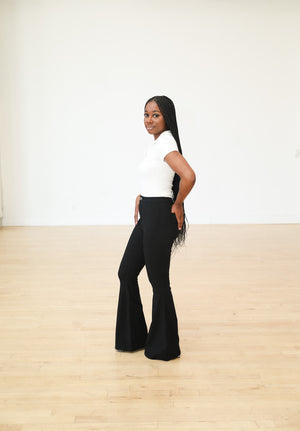 The Perfect Fit Flare Pants - Black