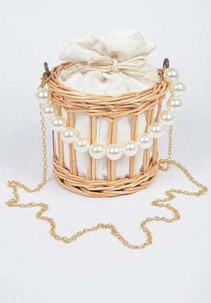 Pearl Basket Crossbody